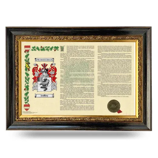 Jeoffrey Armorial Landscape Framed - Heirloom