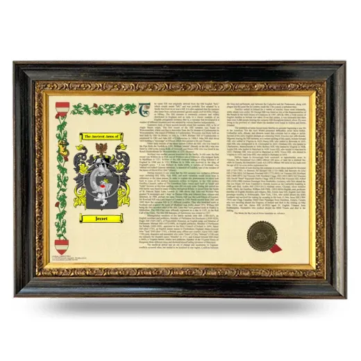 Jerret Armorial Landscape Framed - Heirloom