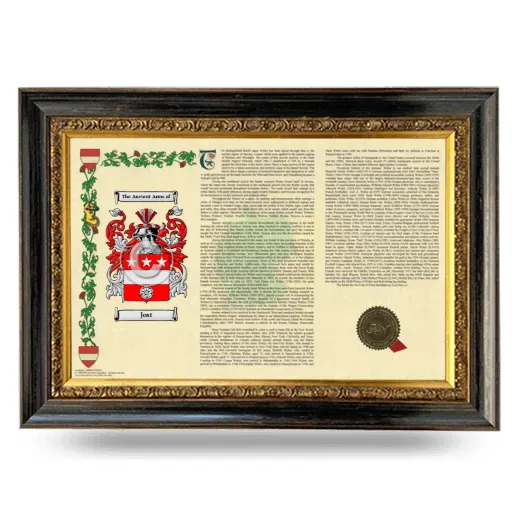 Jost Armorial Landscape Framed - Heirloom