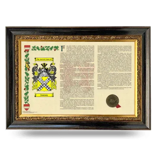 Journey Armorial Landscape Framed - Heirloom