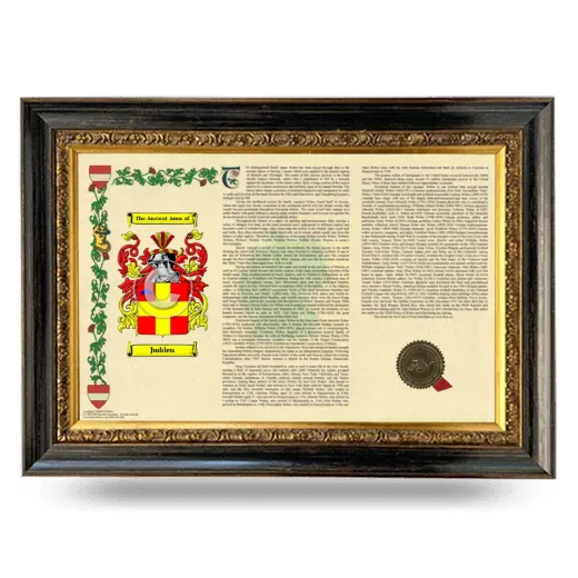 Judden Armorial Landscape Framed - Heirloom