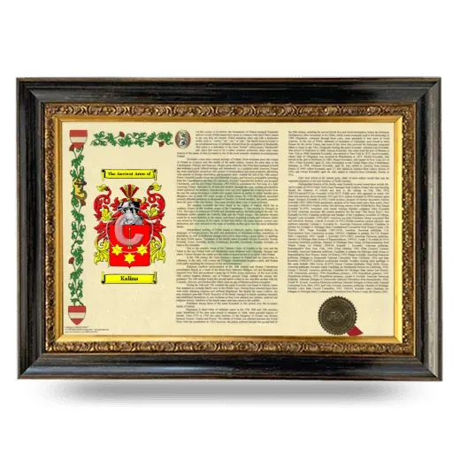 Kalina Armorial Landscape Framed - Heirloom