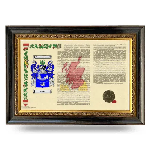 Kede Armorial Landscape Framed - Heirloom
