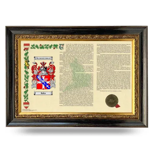 Kelce Armorial Landscape Framed - Heirloom