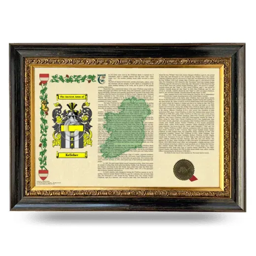 Kelleher Armorial Landscape Framed - Heirloom