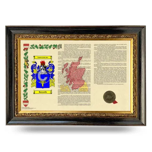 Kenneth Armorial Landscape Framed - Heirloom