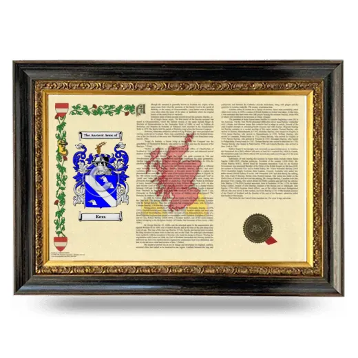 Kess Armorial Landscape Framed - Heirloom