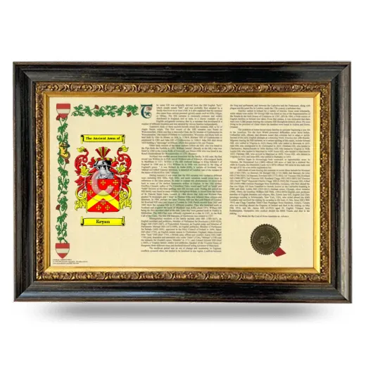 Keyan Armorial Landscape Framed - Heirloom