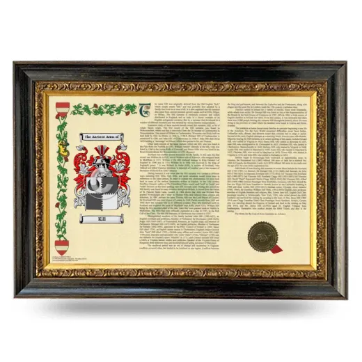 Kill Armorial Landscape Framed - Heirloom