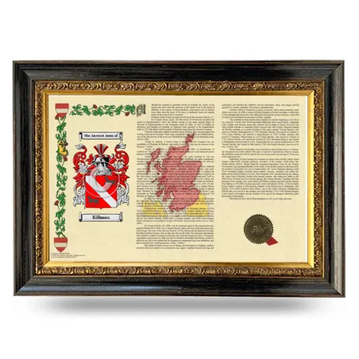 Killman Armorial Landscape Framed - Heirloom