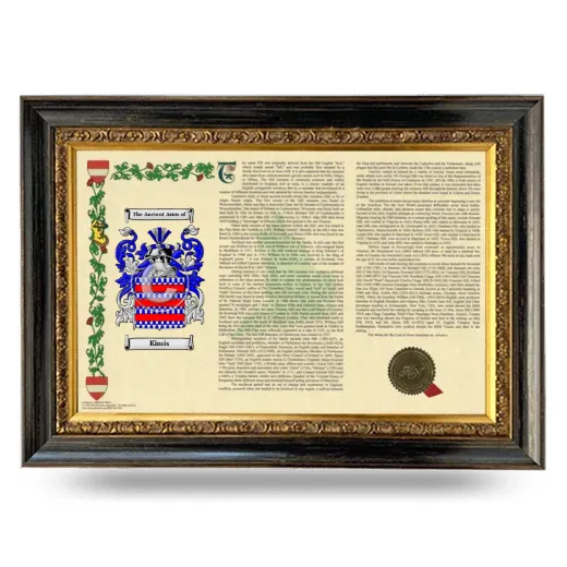 Kimis Armorial Landscape Framed - Heirloom