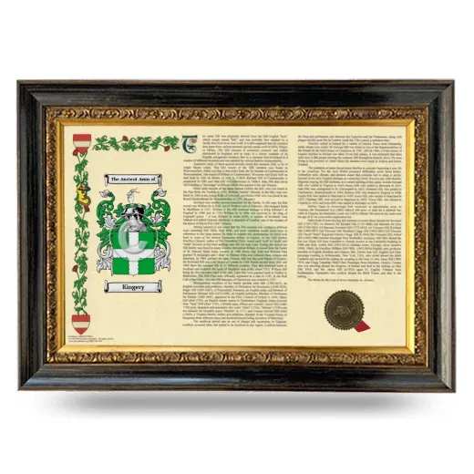 Kingery Armorial Landscape Framed - Heirloom