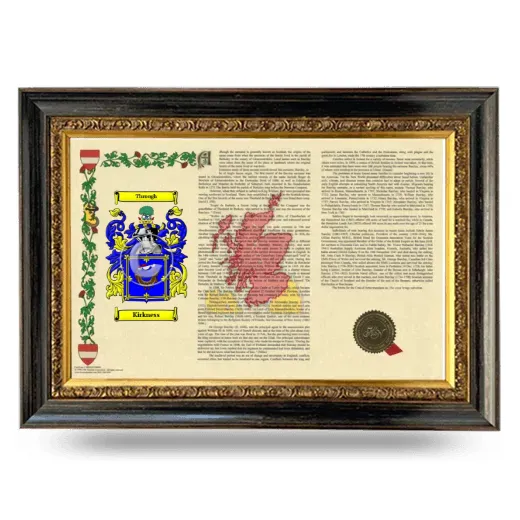 Kirkness Armorial Landscape Framed - Heirloom