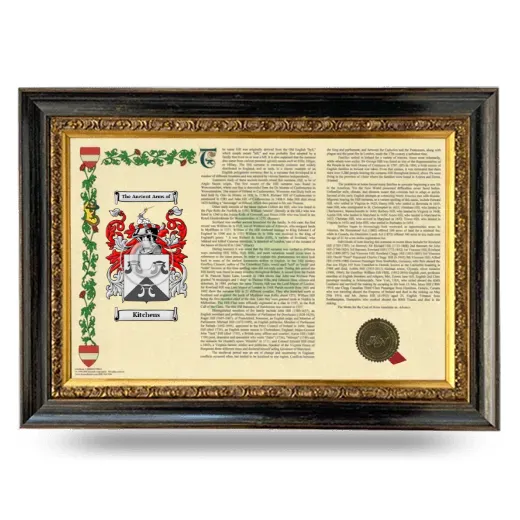 Kitchens Armorial Landscape Framed - Heirloom