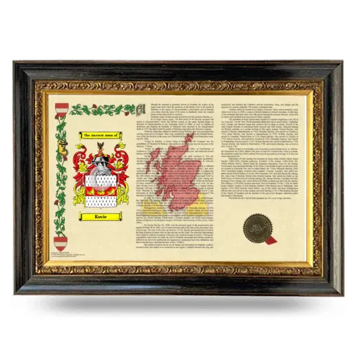 Kovie Armorial Landscape Framed - Heirloom