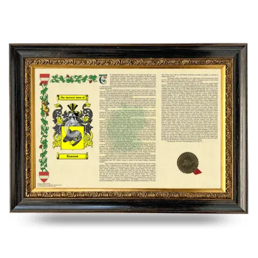 Kramer Armorial Landscape Framed - Heirloom