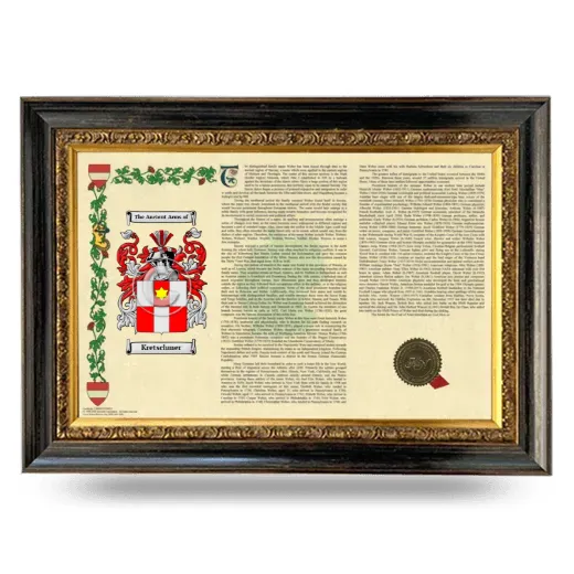 Kretschmer Armorial Landscape Framed - Heirloom