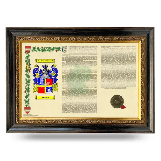 Kuzma Armorial Landscape Framed - Heirloom