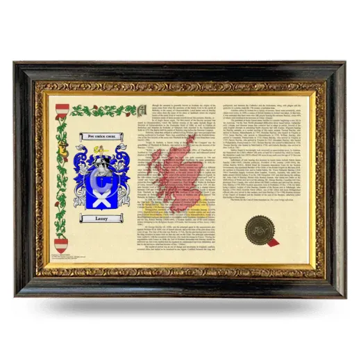 Lamy Armorial Landscape Framed - Heirloom