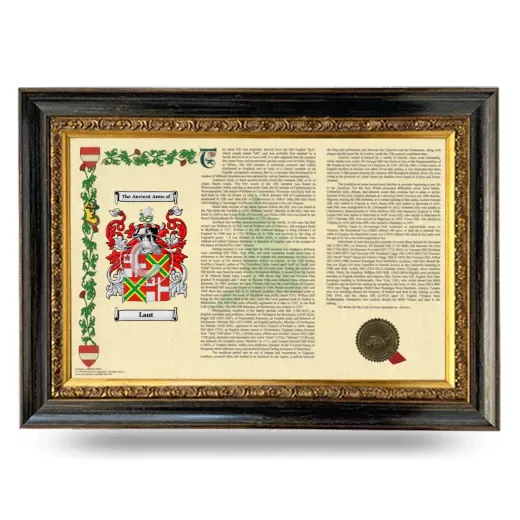 Lant Armorial Landscape Framed - Heirloom