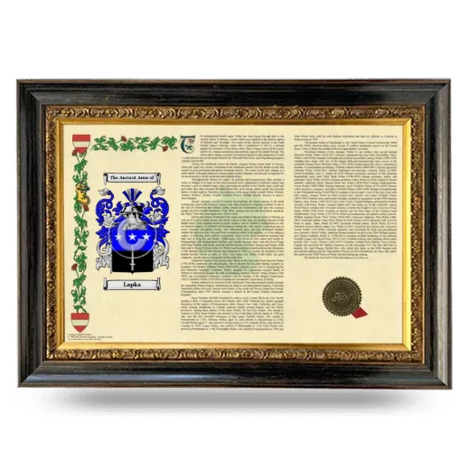Lapka Armorial Landscape Framed - Heirloom