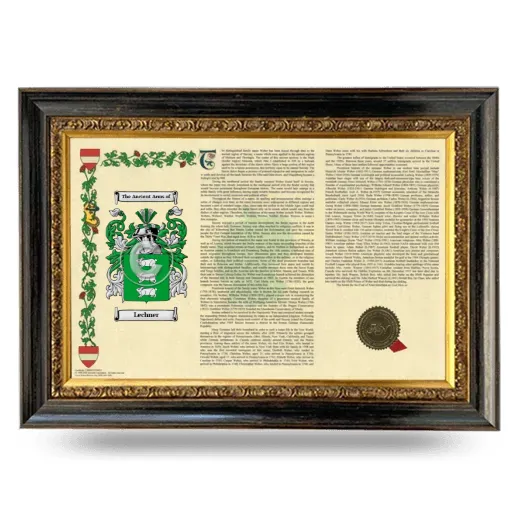 Lechner Armorial Landscape Framed - Heirloom