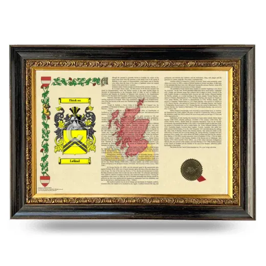 Lelind Armorial Landscape Framed - Heirloom