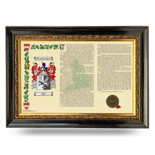 Leyr Armorial Landscape Framed - Heirloom