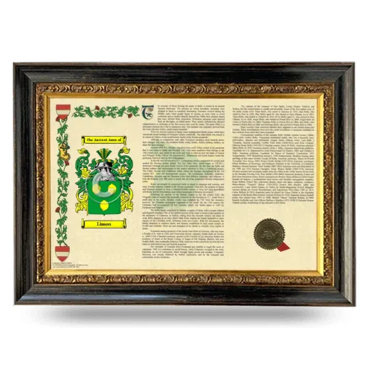 Limon Armorial Landscape Framed - Heirloom