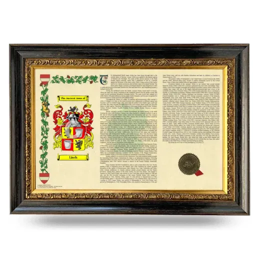 Lisch Armorial Landscape Framed - Heirloom
