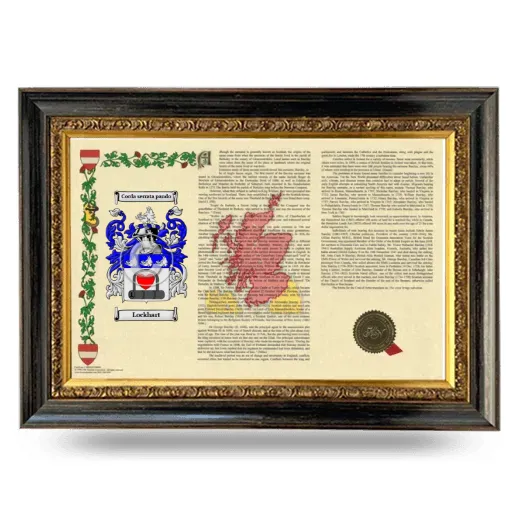 Lockhart Armorial Landscape Framed - Heirloom