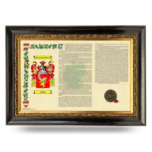 Loewe Armorial Landscape Framed - Heirloom