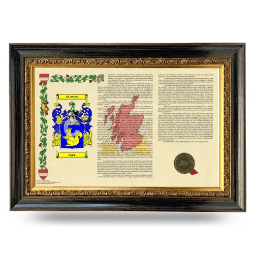 Lork Armorial Landscape Framed - Heirloom