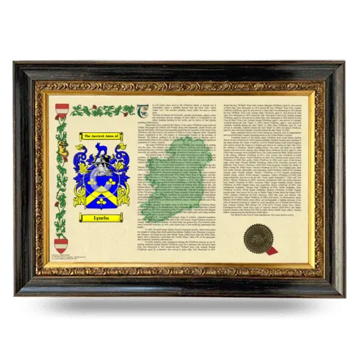 Lynchs Armorial Landscape Framed - Heirloom