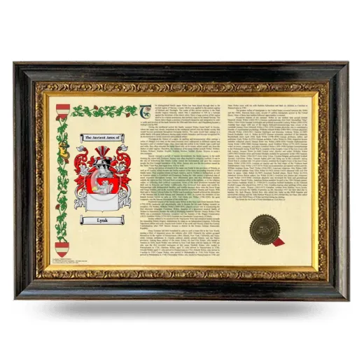 Lynk Armorial Landscape Framed - Heirloom