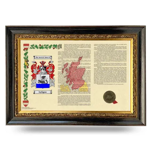 Lythgow Armorial Landscape Framed - Heirloom