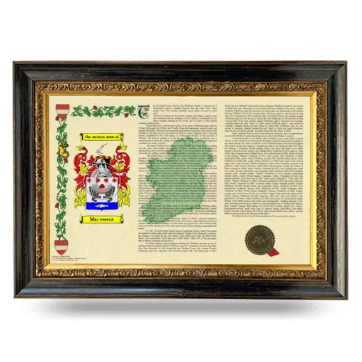 Mac owens Armorial Landscape Framed - Heirloom