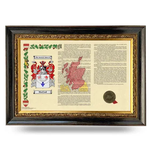 MacCool Armorial Landscape Framed - Heirloom