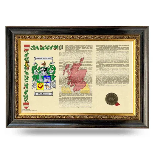 MacKinnon Armorial Landscape Framed - Heirloom