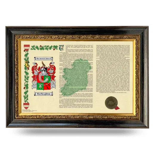 MacNaughton Armorial Landscape Framed - Heirloom