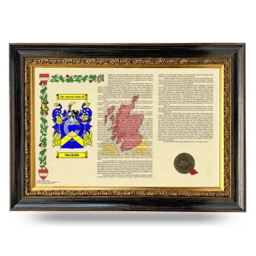 MacRobb Armorial Landscape Framed - Heirloom