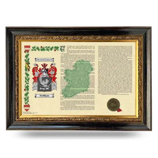 Maddigan Armorial Landscape Framed - Heirloom