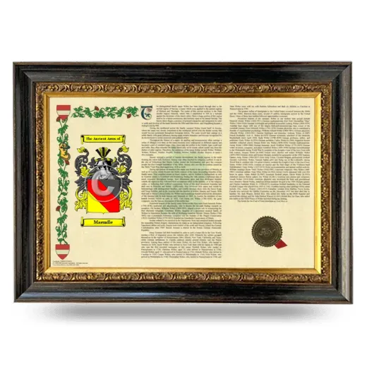 Maendle Armorial Landscape Framed - Heirloom