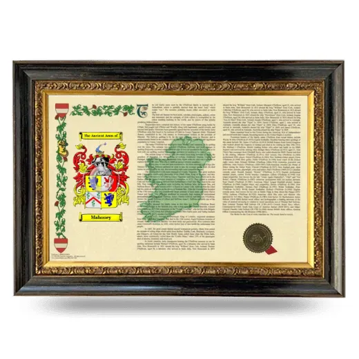Mahoney Armorial Landscape Framed - Heirloom