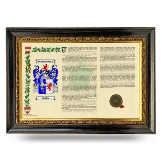 Mallin Armorial Landscape Framed - Heirloom