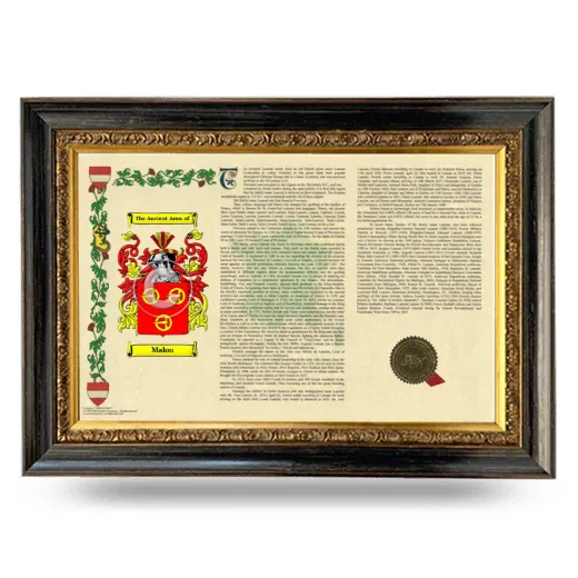 Malou Armorial Landscape Framed - Heirloom