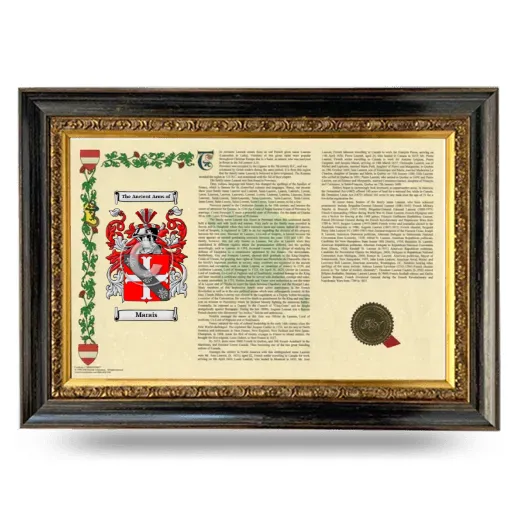 Marais Armorial Landscape Framed - Heirloom