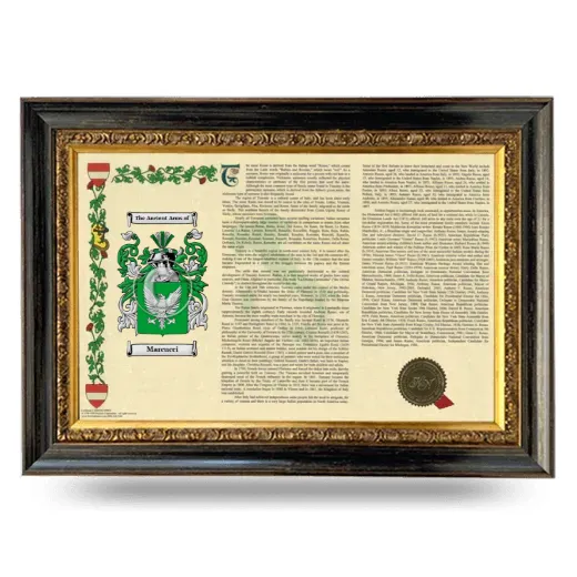 Marcucci Armorial Landscape Framed - Heirloom
