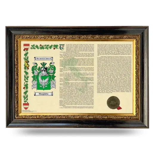 Margiotta Armorial Landscape Framed - Heirloom