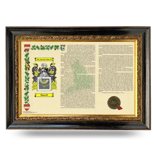 Mascall Armorial Landscape Framed - Heirloom
